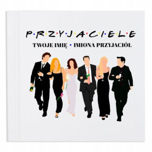 Album Na Zdjęcia Prezent PRZYJACIELE IMIĘ WZORY
