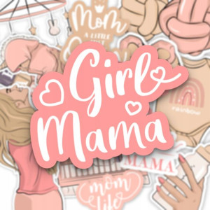 Naklejki Do Kartek Albumu MOM LIFE Dla Mamy 15x21