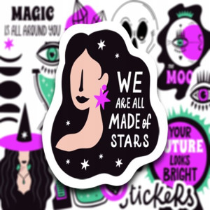Naklejki Do Planera Notesu Kalendarza MAGIC WITCH