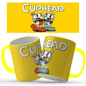 Kubek Żółty Na Prezent Dla Gamera CUPHEAD WZORY