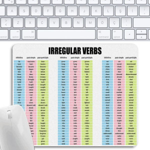 Podkładka Pod Myszkę Na Biurko IRREGULAR VERBS Wz