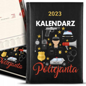 Kalendarz A5 2023 Na Prezent DLA POLICJANTA Wzory