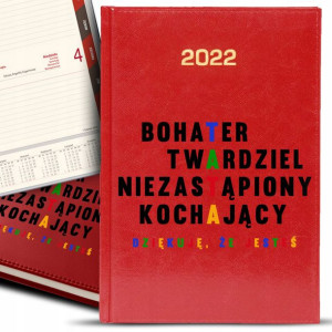 Kalendarz Czerwony A5 2023 DLA TATY DZIEŃ OJCA Wz