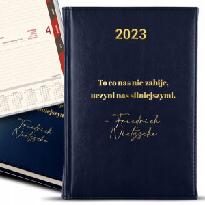 Kalendarz Granat GOLD 2023 TO CO NAS NIE ZABIJE Wz