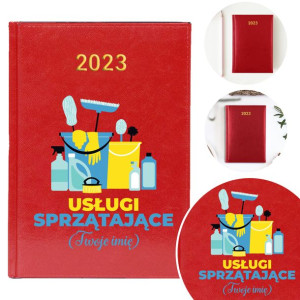 Kalendarz Planer A5 2023 USŁUGI SPRZĄTAJĄCE IMIĘ