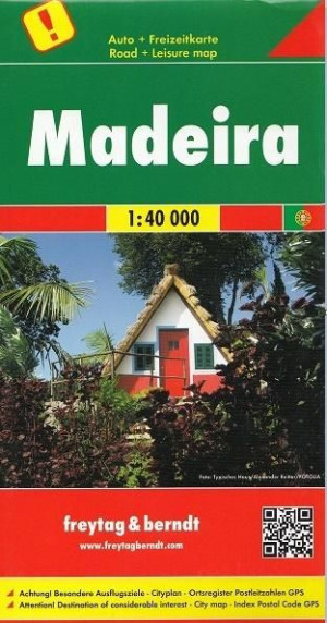 Mapa samochodowa - Madera 1:40 000 praca zbiorowa