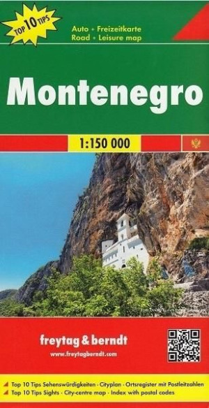 Mapa samochodowa - Montenegro 1:150 000 praca zbiorowa