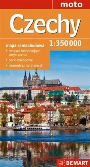 Czechy Mapa samochodowa 1:350000