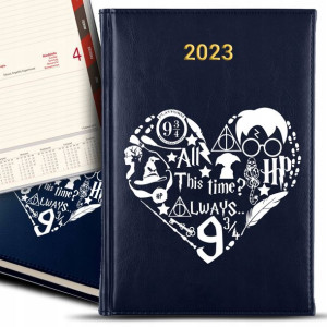 Kalendarz Planer GRANAT A5 2023 MAGICZNY Top Wzory