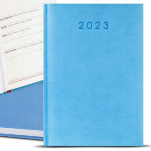 Kalendarz Terminarz Planer BŁĘKIT Dzienny A5 2023