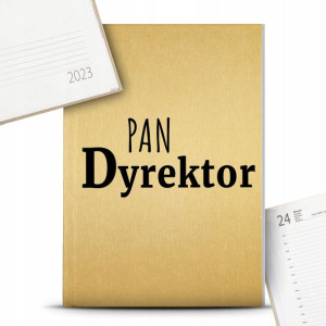 Kalendarz Złoty Planer A5 2023 PANA DYREKTORA Wz