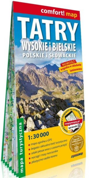 Comfort!map Tatry Wysokie i Bielskie 1:30 000 lam. praca zbiorowa