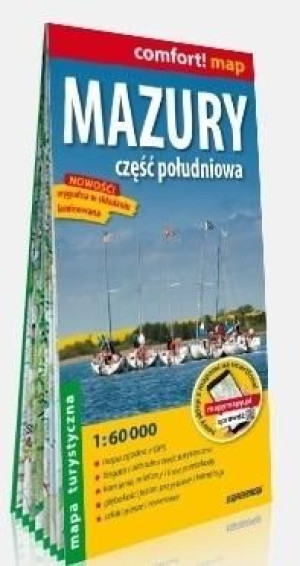 Comfort! map Mazury cz. południowa 1:60 000 praca zbiorowa