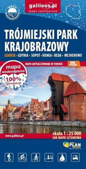 Mapa tur. - Trójmiejski Park Krajobrazowy 1:25 00 praca zbiorowa