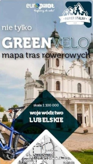 Województwo lubelskie. Mapa tras rowerowych praca zbiorowa
