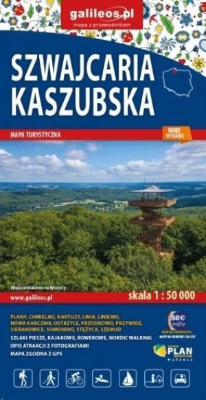 Mapa turystyczna - Szwajcaria Kaszubska praca zbiorowa