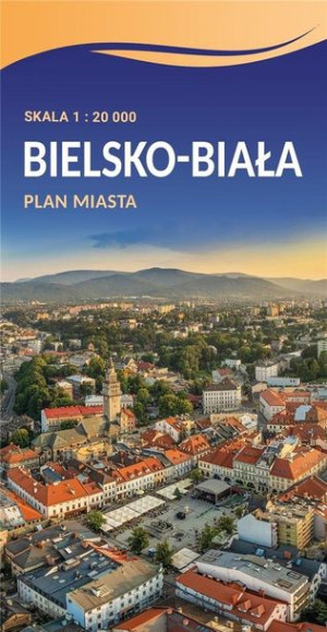 Plan miasta - Bielsko-Biała 1:20 000 praca zbiorowa