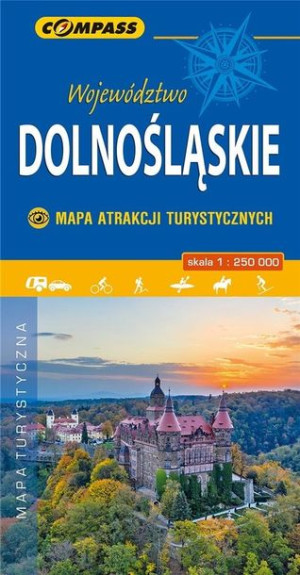Mapa atrakcji tur. - Województwo Dolnośląskie praca zbiorowa