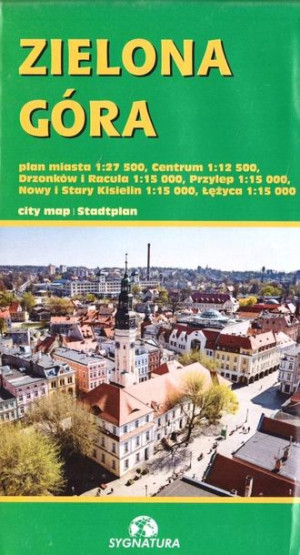Zielona Góra - plan miasta w.2023 praca zbiorowa