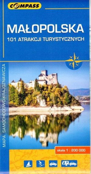 Mapa samoch-kraj. - Małopolska 1:200 000 praca zbiorowa