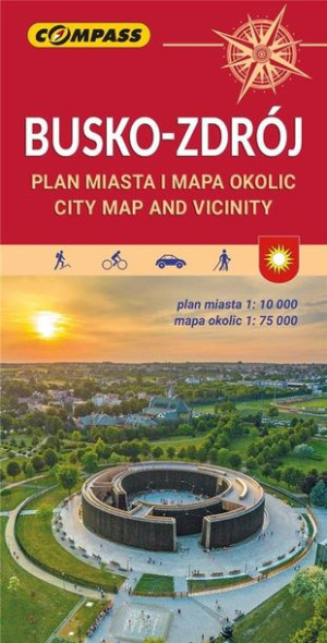 Plan miasta - Busko-Zdrój i okolice praca zbiorowa