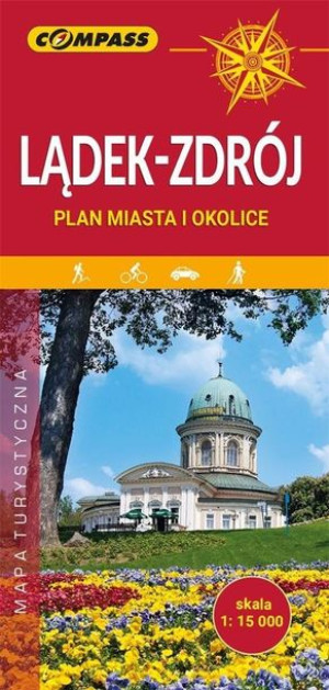 Plan miasta Lądek-Zdrój i okolice 1:15 000 w.2020 praca zbiorowa