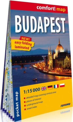 Comfort! map Budapest pocket 1:15 000 w.2020 praca zbiorowa