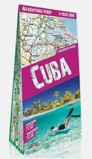 Adventure map Cuba 1:650 000 praca zbiorowa