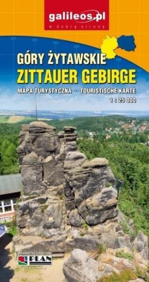 Mapa turystyczna - Góry Żytawskie w.pol-niem praca zbiorowa
