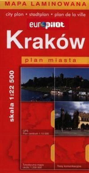 Plan Miasta EuroPilot. Kraków laminat praca zbiorowa
