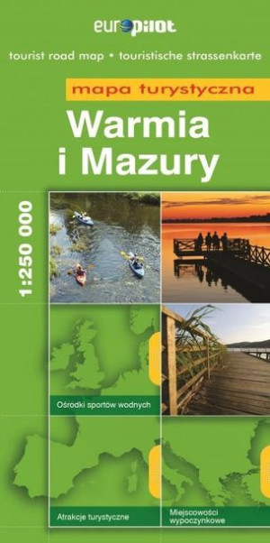 Mapa Turystyczna EuroPilot. Warmia i Mazury br praca zbiorowa