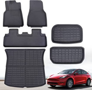 Dywaniki Podłogowe Komplet Akcesoria do Tesla Model Y