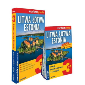 Explore! guide Litwa, Łotwa, Estonia 3w1 praca zbiorowa