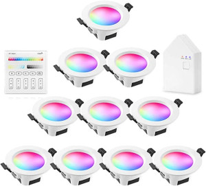 Oświetlenie Sufitowe Led 9w 700lm Wifi Rgbwc Ktv