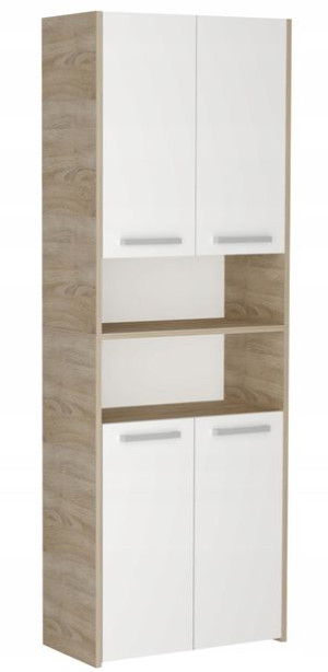 Szafka łazienkowa regał, słupek 60 cm - SONOMA MIX