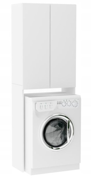 Szafka łazienkowa nad pralkę biała AMELKA