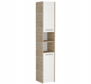 Szafka Łazienkowa 30cm Słupek Sonoma Mix 6 Półek
