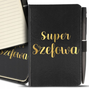 NOTES Długopis GOLD Złocenie SLA SUPER SZEFOWEJ Wz