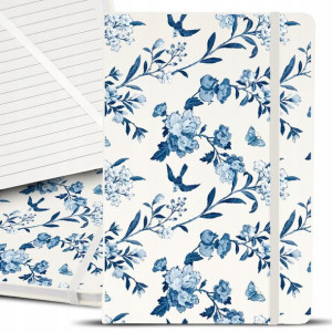 Notes Notatnik Bujo A5 Biały BOTANIC KWIATY Wzory