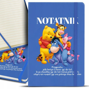 Notes Notatnik Bujo A5 Granat CYTATY PUCHATKA Wz