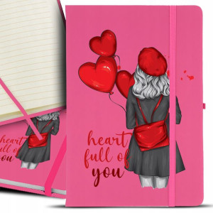 Notes Notatnik Bujo A5 Róż HEART FULL OF YOU Wzory