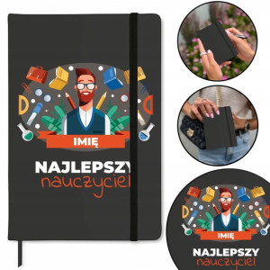 Notes Planer A5 Czarny Dla Najlepszego Nauczyciela