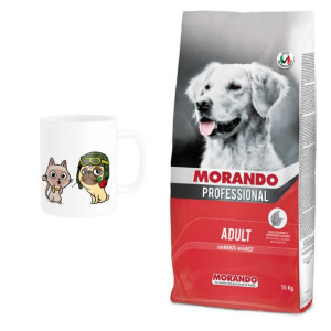Pakiet Morando Pro Sucha Karma Dla Psa z Wołowiną 15 kg + Kubek z Twoim Pup