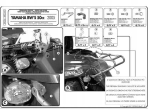 Kappa Stelaż Kufra Centralnego Yamaha Bws 50 05-15