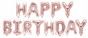 Balon Urodzinowy Happy Birthday Girlanda Napis