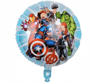 Balon Dla Dzieci Dekoracyjny Hel Avengers 46 Cm