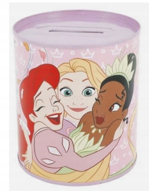 Skarbonka Dla Dzieci Metalowa Puszka Disney 9 Cm