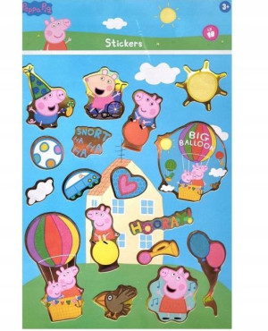 Naklejki Dla Dzieci Zeszyt Świnka Peppa 96 Szt.