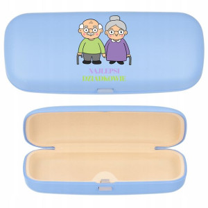 Etui Na Okulary Blue DLA NAJLEPSZYCH DZIADKÓW Wz