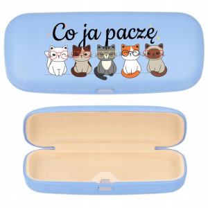 Etui Na Okulary Blue Na Prezent CO JA PACZĘ Wzory